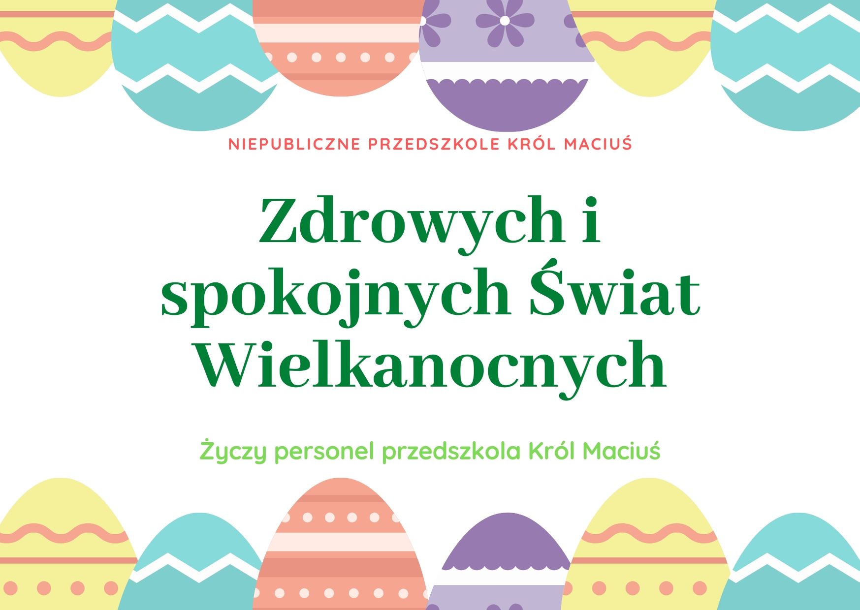 Zdrowych i spokojnych Świat