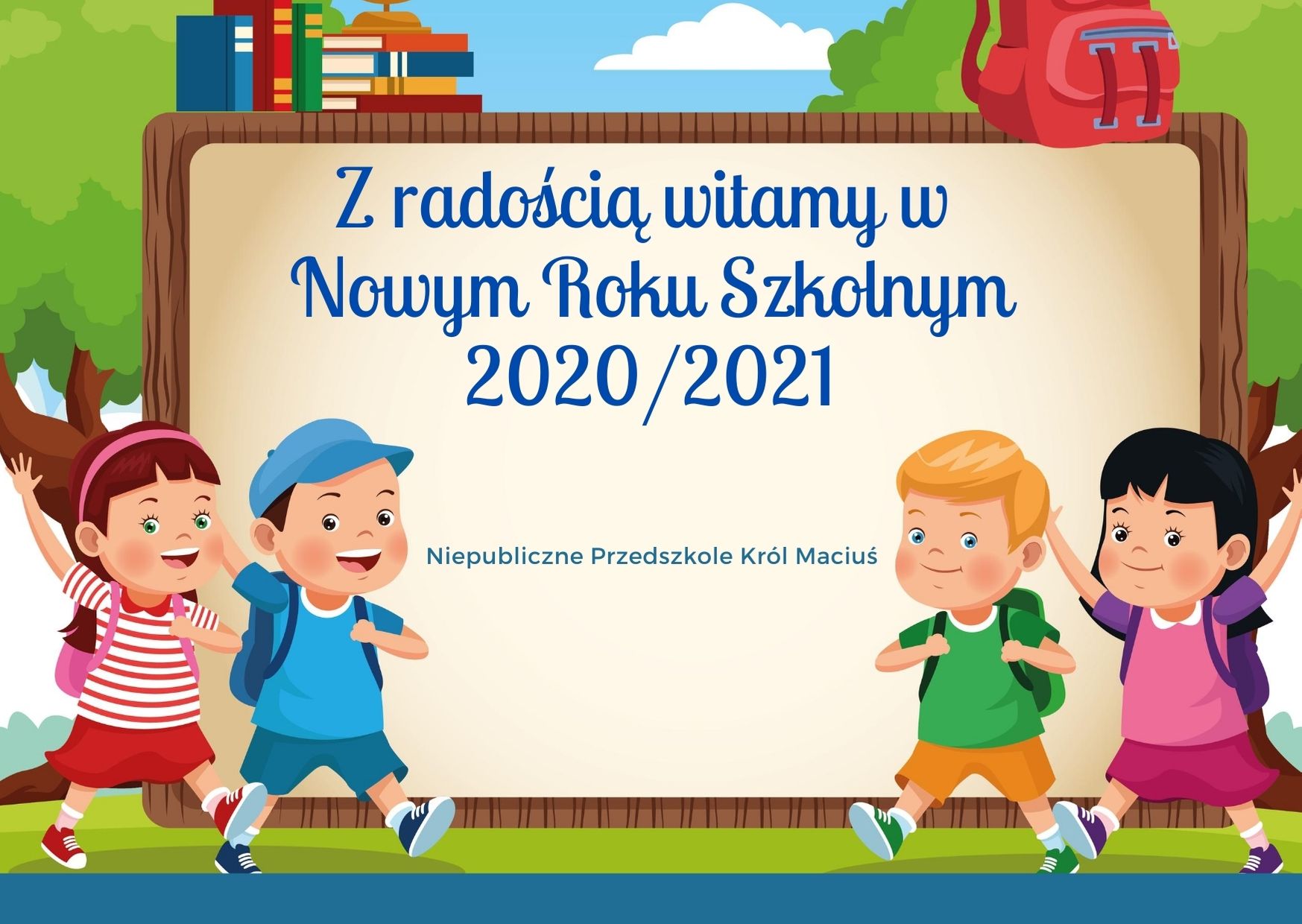 Z radością witamy w Nowym Roku Szkolnym 2020_2021